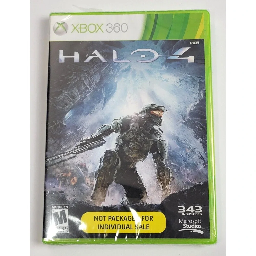 HALO 4 - X-BOX 360 - FACTORY SEALED! SMALL TEAR IN SEAL‎
